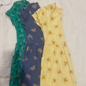 Girls cotton/knit dresses Sz 10/12